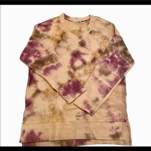 WHITE BIRCH Tie Dye Long Sleeve Sweatshirt XL